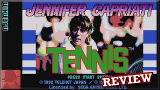 JENNIFER CAPRIATI TENNIS - on the SEGA Genesis / Mega Drive - with Commentary !!