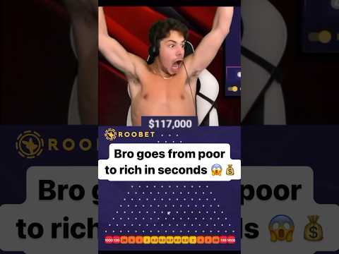 $900 to $117,000 IN ONE PLINKO BALL! #gambling #casino #plinko #shorts #trending