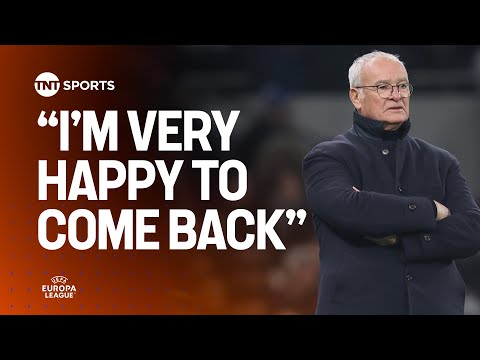 Roma's Claudio Ranieri celebrates return to England with late point against Tottenham 😍 #UEL