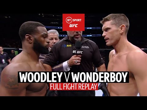 Woodley v Wonderboy full fight replay | Controversial result, but what a fight!