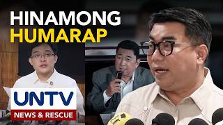 Rep. Leviste at ex-Sec. Paras, hinamon ng NBI na patunayang wala silang kinalaman sa isyu vs. Recto