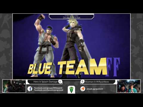 GUMS 12 Doubles (Winner's Bracket) - Hero + SplashDamage vs Boxman + MrRyanNess