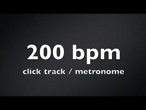 click track / metronome 200 bpm