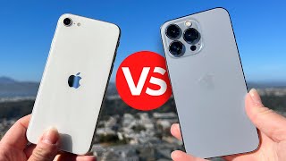 Apple iPhone SE (2022) vs Apple iPhone 13 Pro Camera Comparison