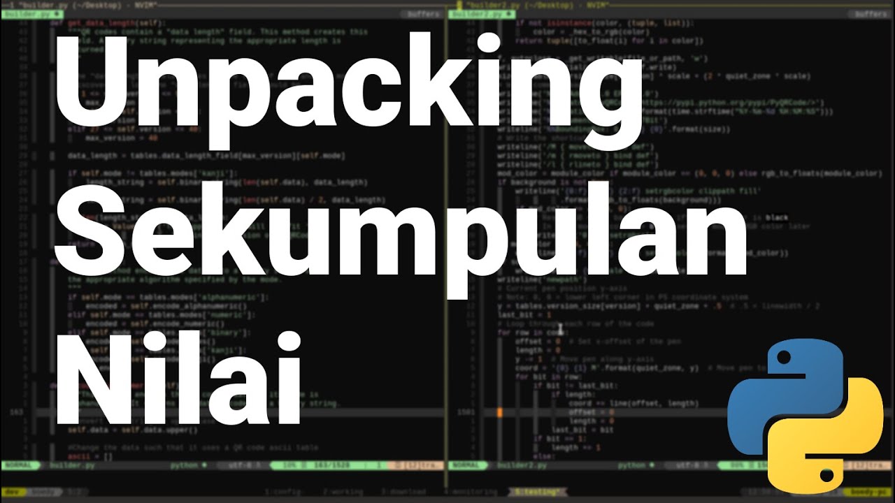 Pythonic 04 | Melakukan Unpacking Sekumpulan Nilai | Belajar Python | Tutorial Python | Indonesia