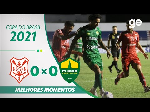 SERGIPE 0 x 0 CUIABÁ | MELHORES MOMENTOS | 1ª FA...