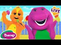 Barney Nursery Rhymes Kids Songs LIVE Old MacDonald Wheels On The Bus London Bridge More