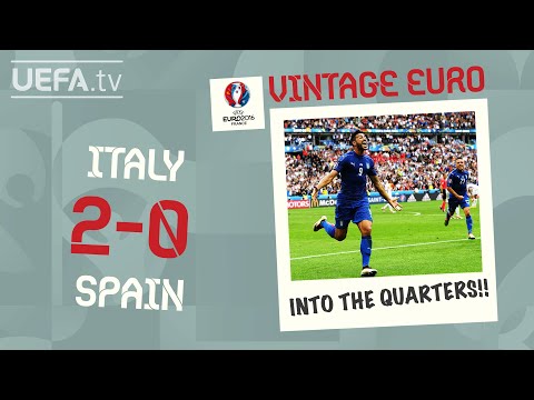 ITALY 2-0 SPAIN, EURO 2016 | VINTAGE EURO