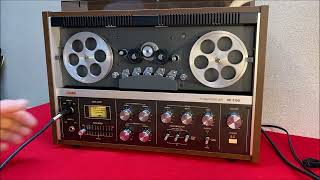 Video thumbnail for Hawk HE-2150 reel to reel tape delay/echo demo by Vintage Audio Nagoya