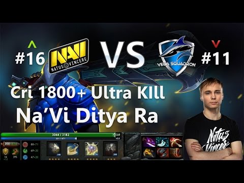 Na'Vi Ditya Ra: Sven Cri 1800+ Epic Ultra Kill!
