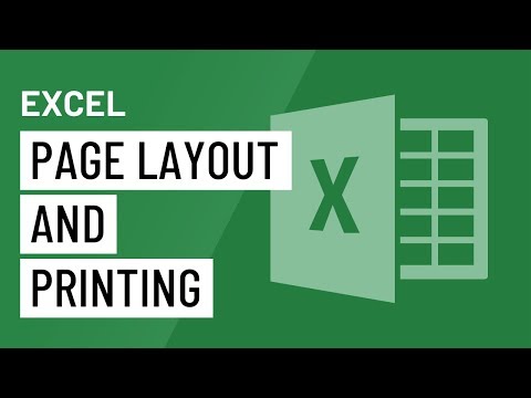 Excel Page Layout and Printing