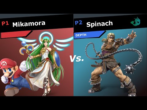 SR8 SSBU - Mikamora (Palutena/Mario) Vs. Spinach (Simon) Top 8 Smash Ultimate