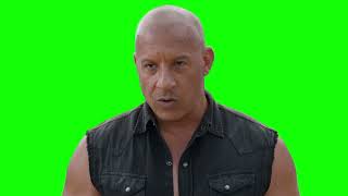 Dom Toretto "you talk too much" Fast X green screen