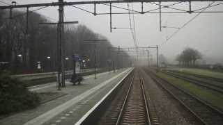 preview picture of video '[cabinerit] A train driver's view: Alkmaar - Arnhem, VIRM, 19-Jan-2015.'