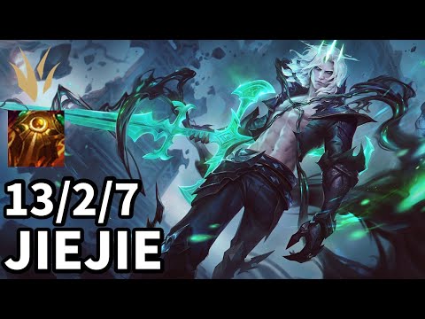 EDG Jiejie Viego Jungle vs Taliyah - Ranked Challenger - Patch KR 12.15