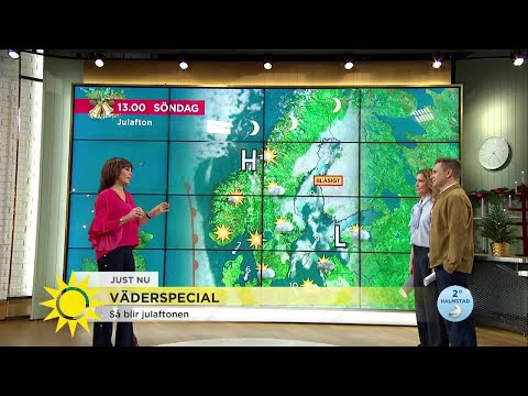 Så blir julvädret - Nyhetsmorgon (TV4)