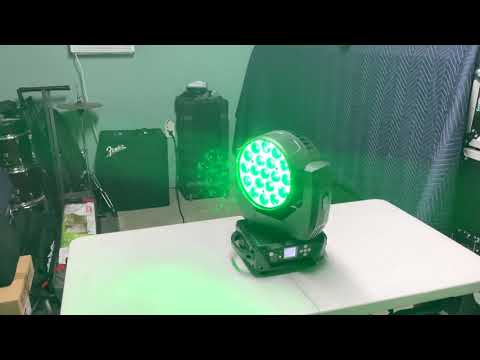 LED Moving Head 19x15W RGBW Wash/Zoom Stage Light Overview
