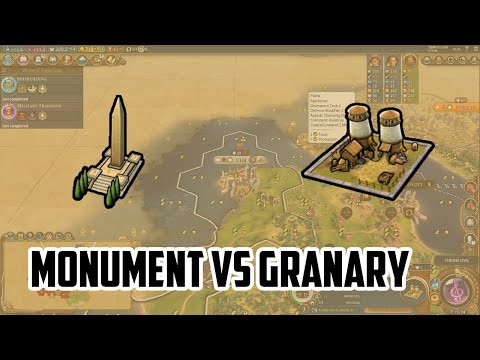 Monument Vs Granary in Civ 6 - Which should you build first?