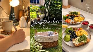 Starting September Slowly 🌿 | One New Habit, Slow Mornings & Simple Li