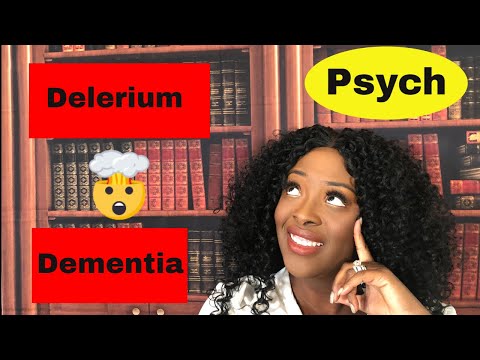 Dementia VS Delirium for HESI, ATI, and NCLEX