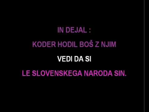 Karaoke - Tomaž Domicelj - Slovenskega naroda sin