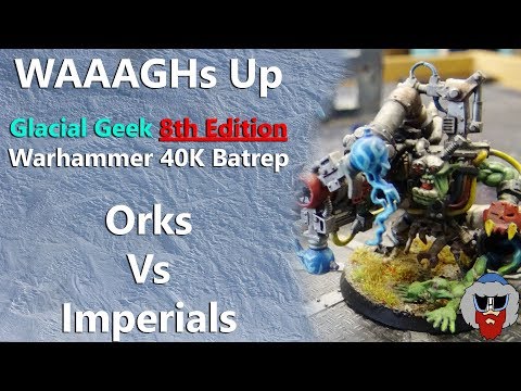 Orks VS Imperial Knights & Dark Angels - Warhammer 40K Batrep - 2,000pts