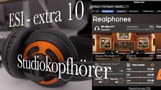 Video thumbnail for Tonstudio Kopfhörer ESI extra 10 ersetzt er wirklich Studio Monitore? by musotalk