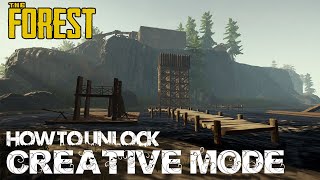 HOW TO UNLOCK THE CREATIVE MODE IN THE FOREST.