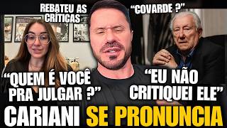POLÊMICA! CARIANI SE PRONUNCIA APÓS FILHA DE BARSI REBATER AS CRÍTICAS E SE REVOLTA
