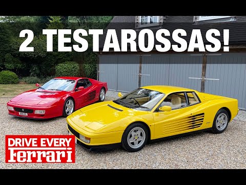 Ferrari Testarossa Vs 512TR! Ultimate Flat-12 Showdown! #DriveEveryFerrari | TheCarGuys.tv