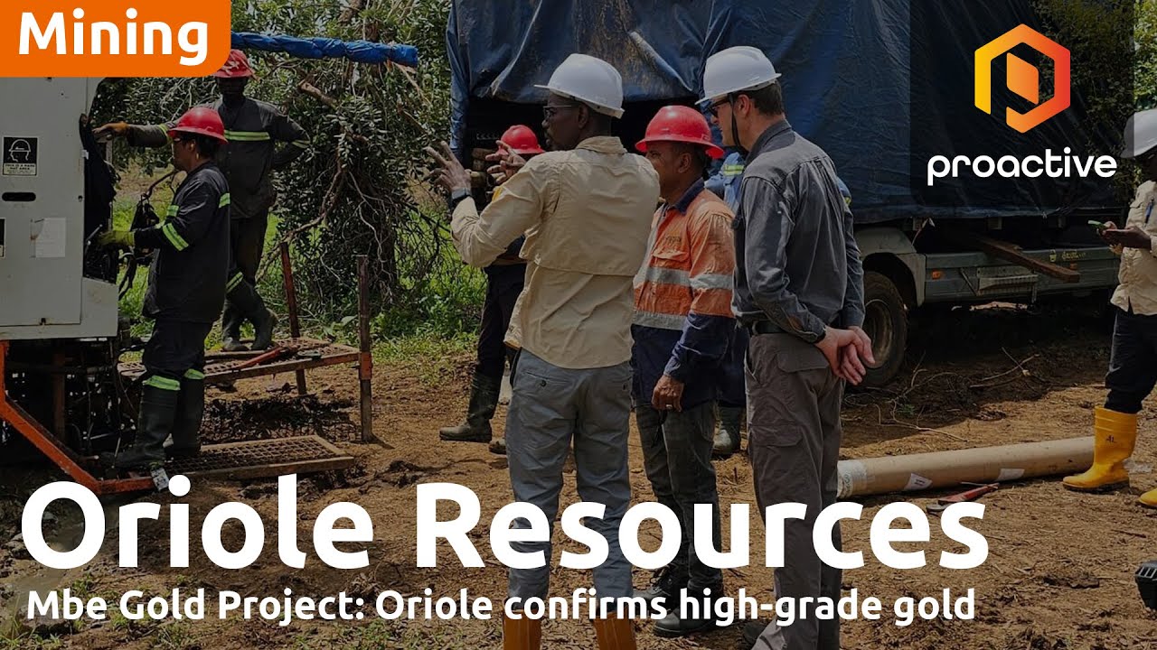 Oriole Resources reports strong gold grades at Mbe