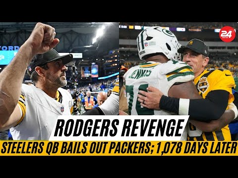 RODGERS REVENGE: Steelers QB Bails Out Packers; 1,078 Days Later, Rodgers Crushes Lions’ Seasonb