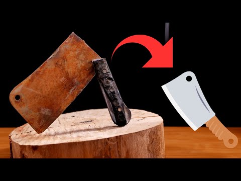 Antique Rusty Cleaver Restoration #antique