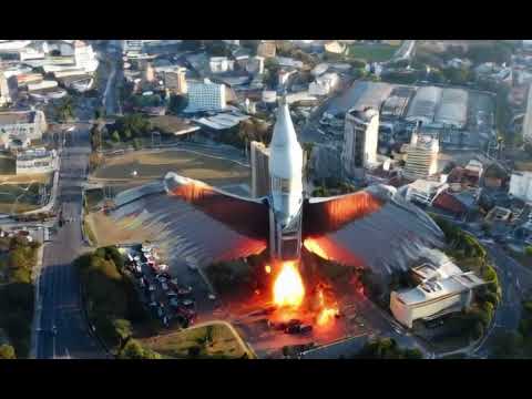 Foguete em São Bernardo (Paço Municipal SBC)