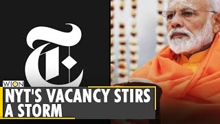 Is being anti-Modi a qualification for a job at NYT? New York Times | South-Asia | WION English News