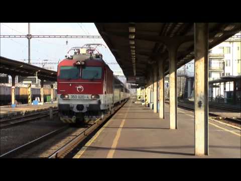 EC276 Bound for Praha at Sturovo Station, Slovakia 15/Nov/2014シュトゥロヴォ駅でのプラハ行EC276号