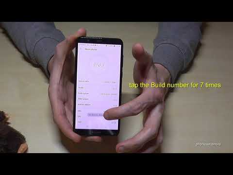 Huawei P smart: How to enable the developer options? for USB Debugging etc