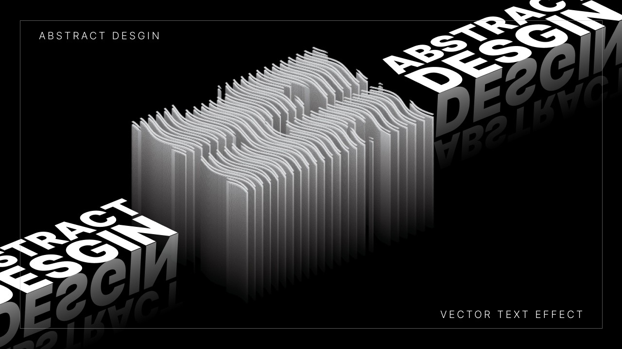 This Vector Text Effect Will Blow Your Mind 🤯 (Easy Illustrator Trick!)