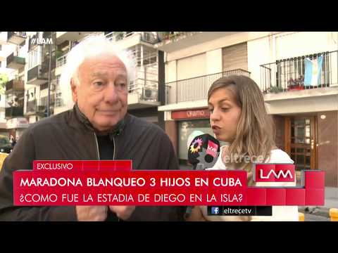 ¿Guillermo Coppola habló de los 3 hijos cubanos de Diego Maradona?