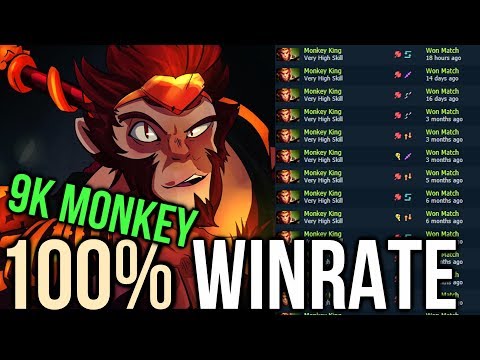 When You Meet 100% WinRate Monkey in 4k Ranked - Ana Dota2