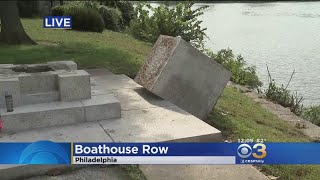 Philadelphia Police Investigating Viking Statue Toppled Into Schuylkill River