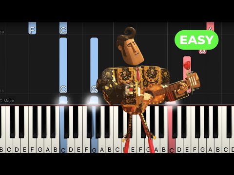 The Apology Song - Gustavo Santaolalla ('The Book of Life') EASY Piano Tutorial + Sheets