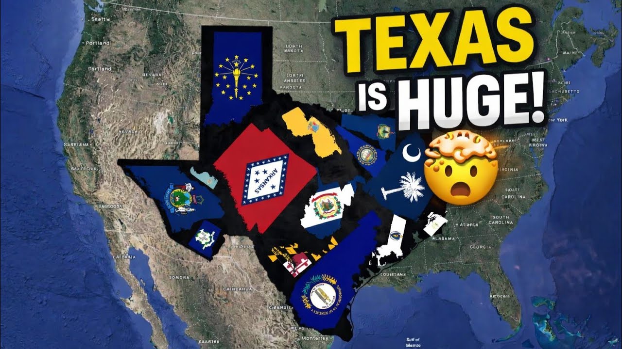Texas is Bigger Than You Think 🤯