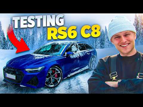 The ultimate Grocerygetter? - Drifting the Audi RS6 C8 in the snow!