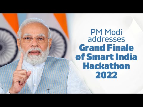 PM Modi addresses Grand Finale of Smart India Hackathon 2022 | PMO
