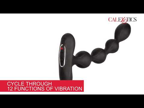 Видео Перезаряжаемая анальная гибкая цепочка Eclipse Slender Beads