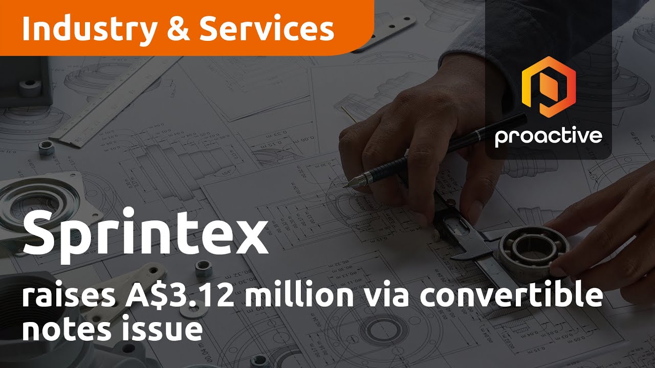 Sprintex raises A$3.12 million via convertible notes issue
