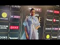 Neha Dupia In Beutiful Blue Flower Costume At Bollywood Hungama Style Icons Summit Award 2024