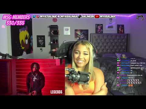 Mya Salina REACTS to B-Lovee - Freestyle | Open Mic @ Studio Of Legends @BLoveeVideos