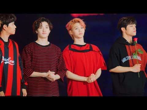 Stray Kids (스트레이 키즈)  플라워카펫@180802 고척 코뮤페 [4k Fancam/직캠]